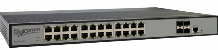 ISD-2404-L3 Industrieller managed Ethernet Switch